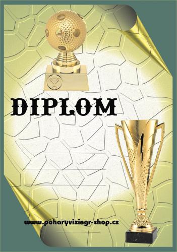 Florbal diplom A4 �.18