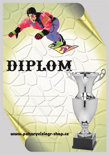 Snowboard diplom A4 �.8