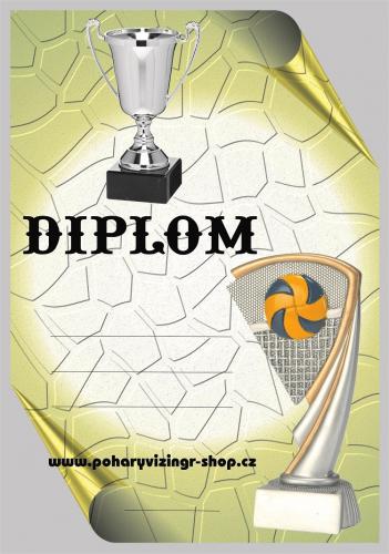 Volejbal diplom A4 �.32
