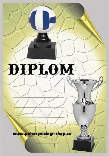 Volejbal diplom A4 �.36