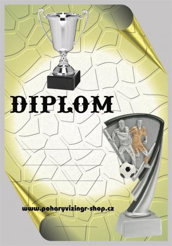 Fotbal diplom A4 �.49