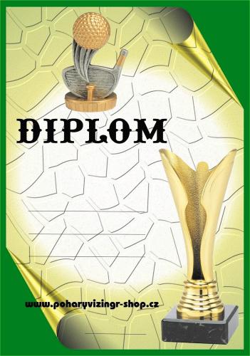Golf diplom A4 �.13