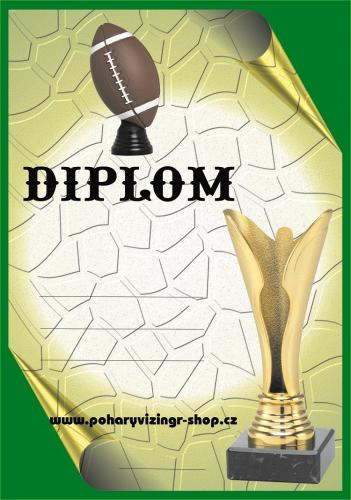 Americk� fotbal diplom A4 �.1