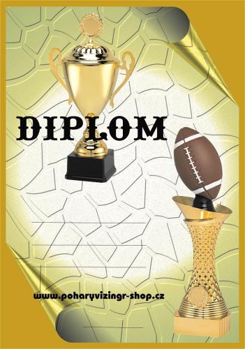 Americk� fotbal diplom A4 �.3