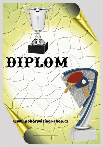 Stoln� tenis diplom A4 �.21