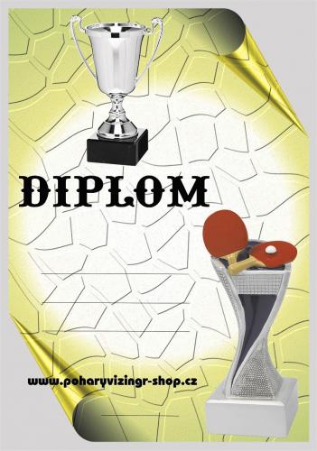 Stoln� tenis diplom A4 �.22