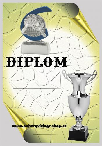 Stoln� tenis diplom A4 �.23