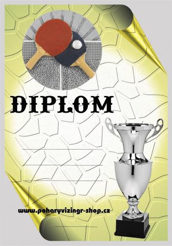 Stoln� tenis diplom A4 �.24