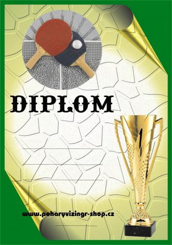 Stoln� tenis diplom A4 �.26
