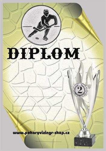 Hokej diplom A4 �.42
