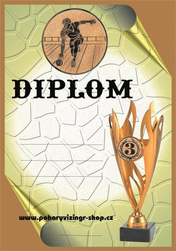 Bowling mu� diplom A4 �.30