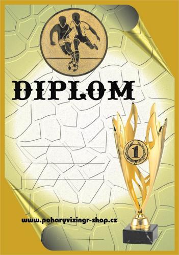 Fotbal diplom A4 �.50