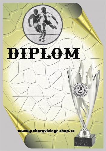 Fotbal diplom A4 �.51
