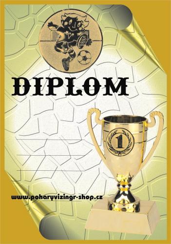 Fotbal d�ti diplom A4 �.53
