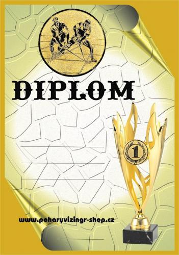 Florbal diplom A4 �.20