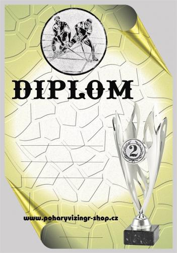 Florbal diplom A4 �.21
