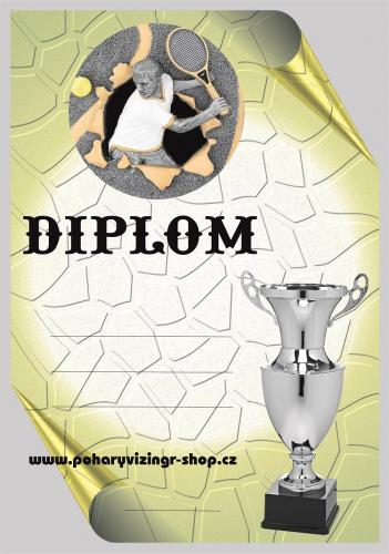 Tenis mu� diplom A4 �.35