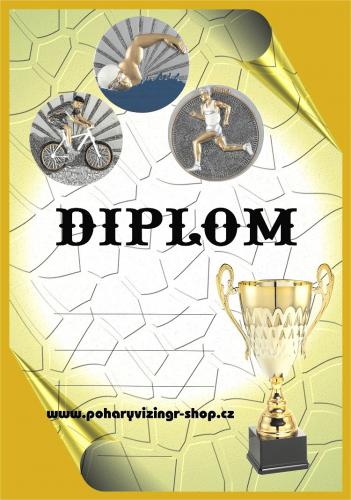 Triatlon mu�i diplom A4 �.8