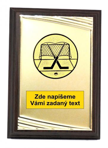 Hokej brank�� plaketa H122-G231.01-142
