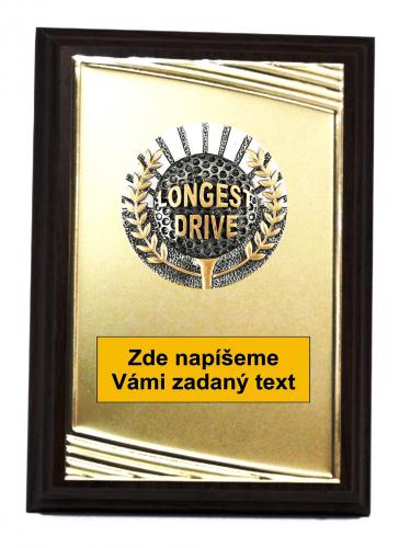 Longest drive plaketa H122-G231.01-K051