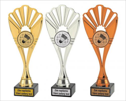 Badminton trofeje ET468-34