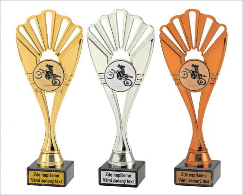 Motokros trofeje ET468-75