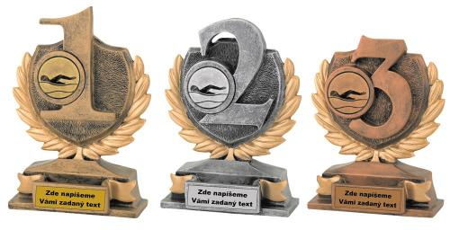 Plav�n� keramick� trofeje FG151-3-15