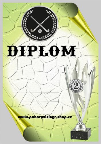 Pozemn� hokej diplom A4 �.2