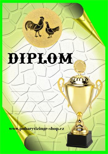 Slepice diplom A4 �.15