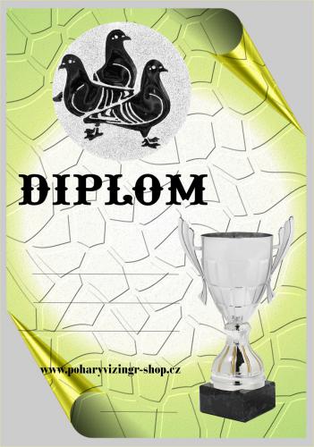 Holubi diplom A4 �.10