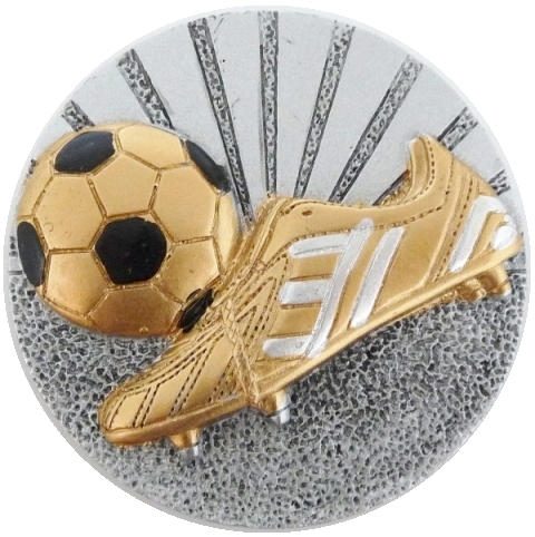 Fotbal sklo S8-K028 - Embl�m viz.dal�� foto v cen� - zv�t�it obr�zek