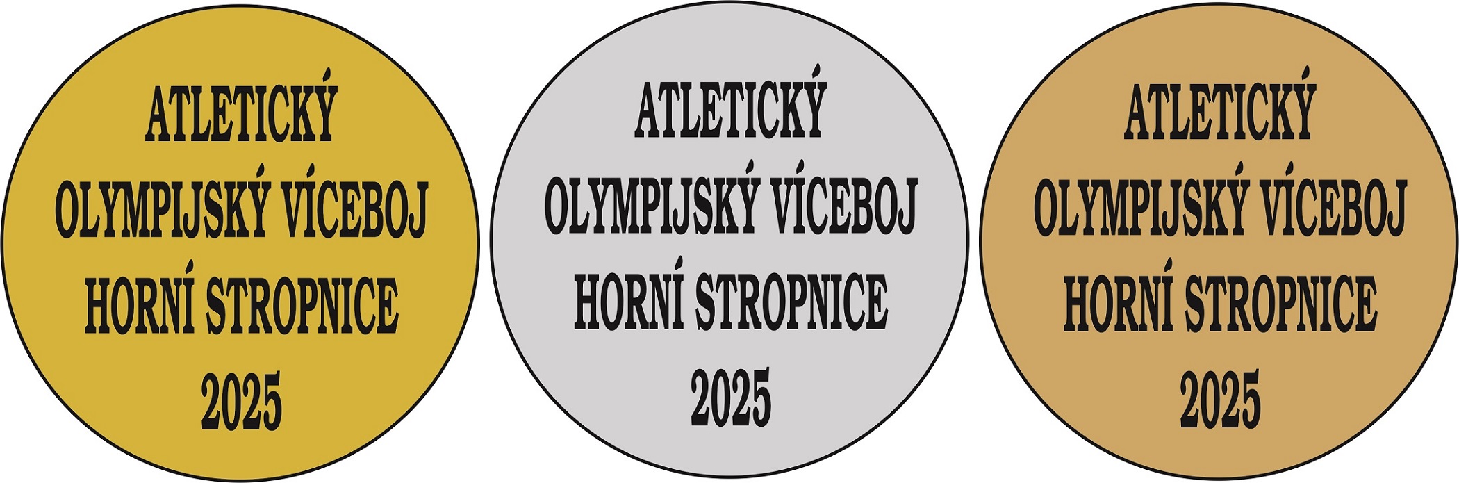 Atletika �ena medaile D109-K034 - zv�t�it obr�zek